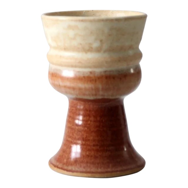 Vintage Pottery Cup For Sale