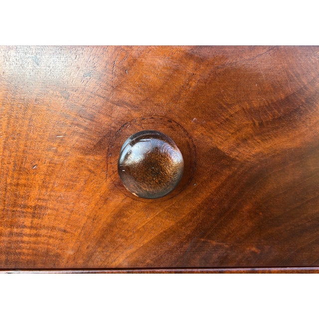 Brown A Late Federal Mahogany Work Table Signed by New York Cabinetmaker George W. Miller, Circa 1825 For Sale - Image 8 of 10