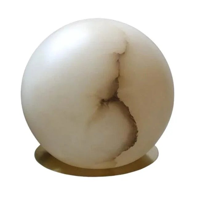 Metal Planette Alabaster Table Lamp by Contain For Sale - Image 7 of 7