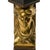 Late 20th Century Brushed Steel & Brass Figural Accent Glass Top Coffee Table, Neoclassical Style For Sale - Image 5 of 5