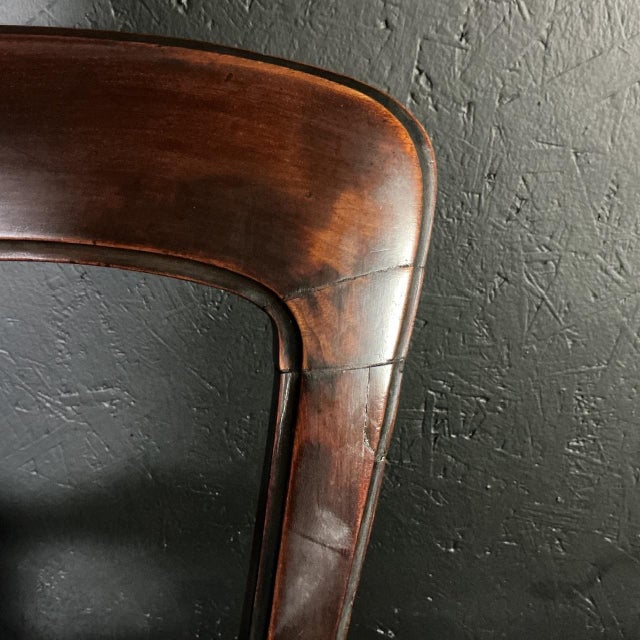 Antique Victorian Mahogany Dining Chairs, 1880, Set of 4 For Sale - Image 4 of 8