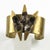 1960s French Sculptor Henri Nogaret Mid-Century Brutalist Bronze Cuff Bracelet For Sale - Image 5 of 8