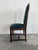 Amsterdam School Style Oak Side Chair in Green Velvet, Netherlands, 1925 For Sale - Image 3 of 9