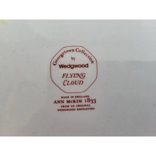 A Wedgewood Flying Cloud serving bowl, marked 'Made in England, Ann McKim, 1833' The Flying Cloud Pattern was produced...