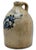 Unusual Antique American Blue Flower Decorated 2 Gallon Jug With Otsego New York Stoneware Merchants Name & Info Circa 1870s For Sale - Image 4 of 18