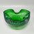 Mid-Century Modern Large Green Sommerso Murano Glass Ashtray or Catchall by Flavio Poli for Seguso, 1960s For Sale - Image 3 of 7