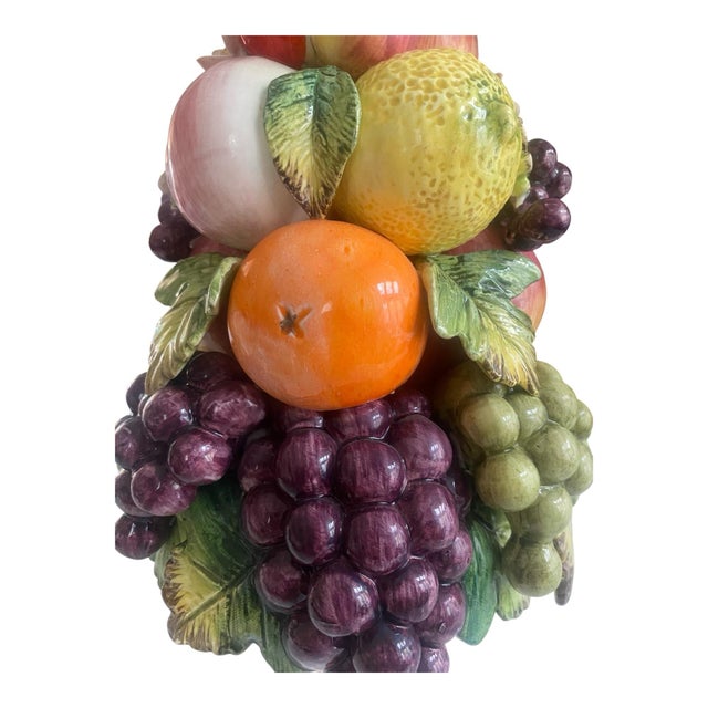 1960s Vintage Ceramic Fruit Topiary For Sale - Image 5 of 7
