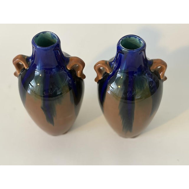 Ceramic Vases by Orchies, France, 1920s, Set of 2 For Sale - Image 4 of 6