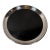 Vintage Mid-Century Modern Silver Plated Gorham Round Service Bar Tray For Sale