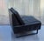 Metal Vintage German Lounge Chair Conseta in Black Leather with Gray Steel Sled Feet by F.W.Möller for Cor, 1970s For Sale - Image 7 of 9