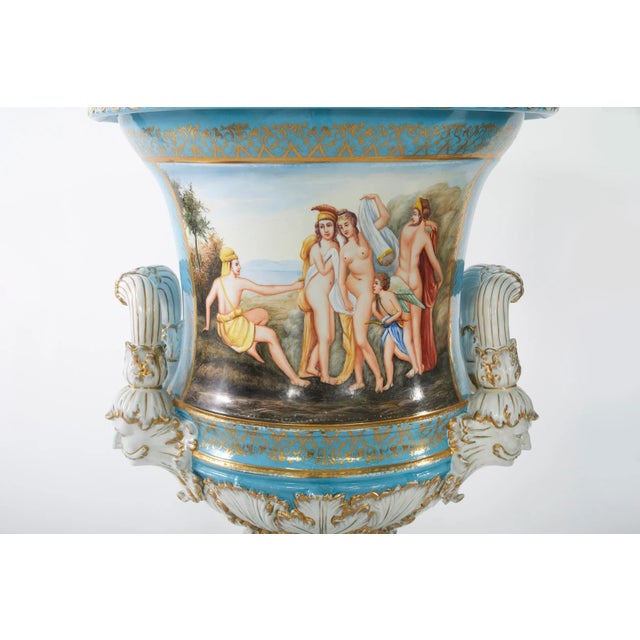 Late 19th Century Large Sevres Porcelain Campana - a Pair For Sale - Image 4 of 13