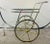 Glass Mid-Century Modern Two-Tier Bar or Tea Serving Cart For Sale - Image 7 of 13