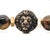 French Lion Tiger Eye Men Beaded Bracelet For Sale - Image 3 of 7