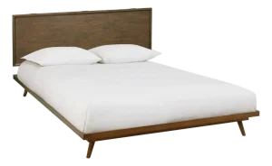 Emery Platform Walnut Queen Bed