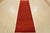 Contemporary Gabbeh Runner 3’1” X 9’11” Red Wool Contemporary Hand-Knotted Oriental Rug For Sale - Image 3 of 13