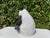 Ceramic Vintage Large Crackle Glazed Seated Panda Ceramic Sculpture For Sale - Image 7 of 12