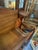 Brown 1970s Mid-Century Modern Wooden and Stained Glass Light Up Hall Tree For Sale - Image 8 of 12
