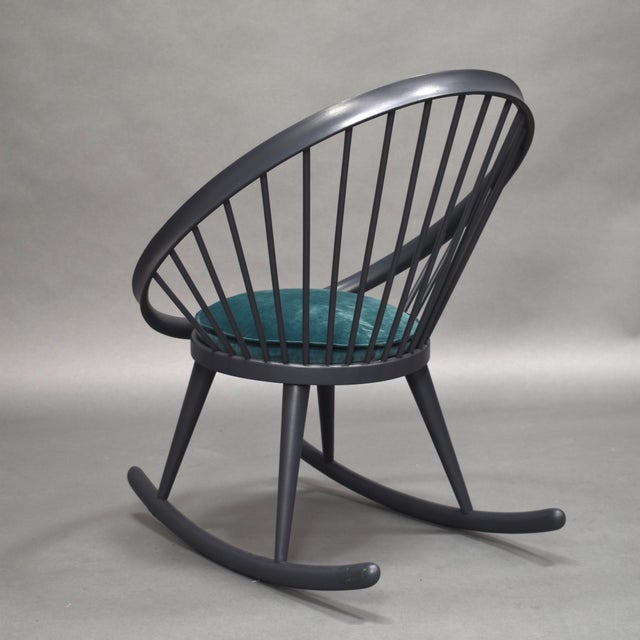 Rare ‘Circle’ rocking chair by Yngve Ekström – Sweden, 1960’s. Designer: Yngve Ekström Manufacturer: Stol AB Sweden....