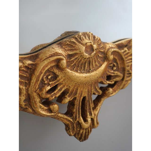 Friedman Brothers Chippendale Rococo Gold Frame Mirror For Sale - Image 9 of 13