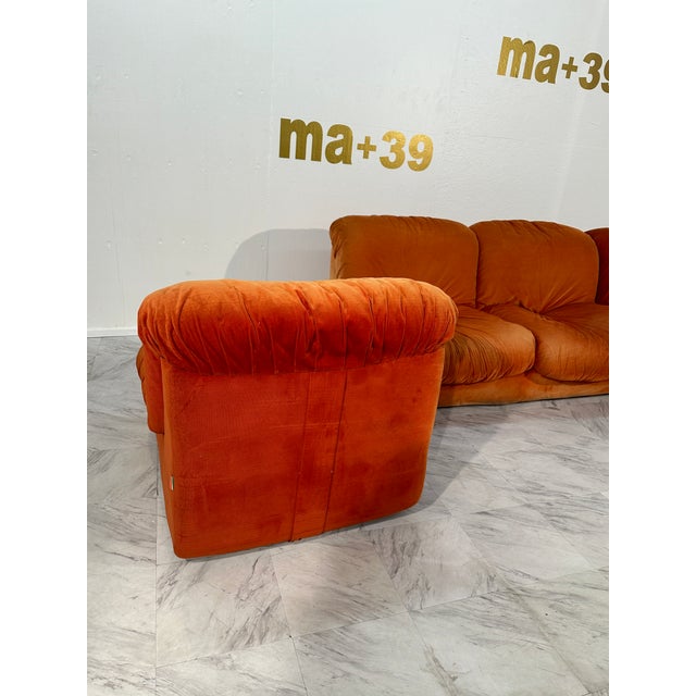 Vintage Italian Modular Sofa From Airborne, 1960s Italy- 5 Pieces For Sale In Los Angeles - Image 6 of 8