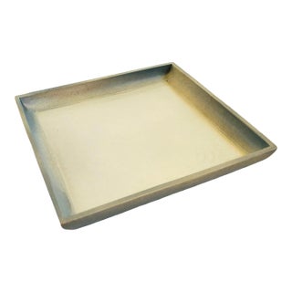 Kazuo Takiguchi Pottery Square Plate For Sale
