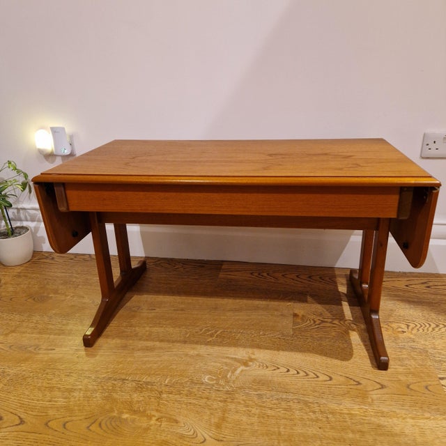 Drop-Leaf Coffee Table in Teak with Drawer from Stag, 1970s For Sale - Image 13 of 15