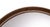 Round Plastic Wall Mirror in Faux Wood, 1970s For Sale - Image 3 of 7