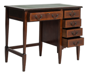 Edwardian Desk With Leather Top