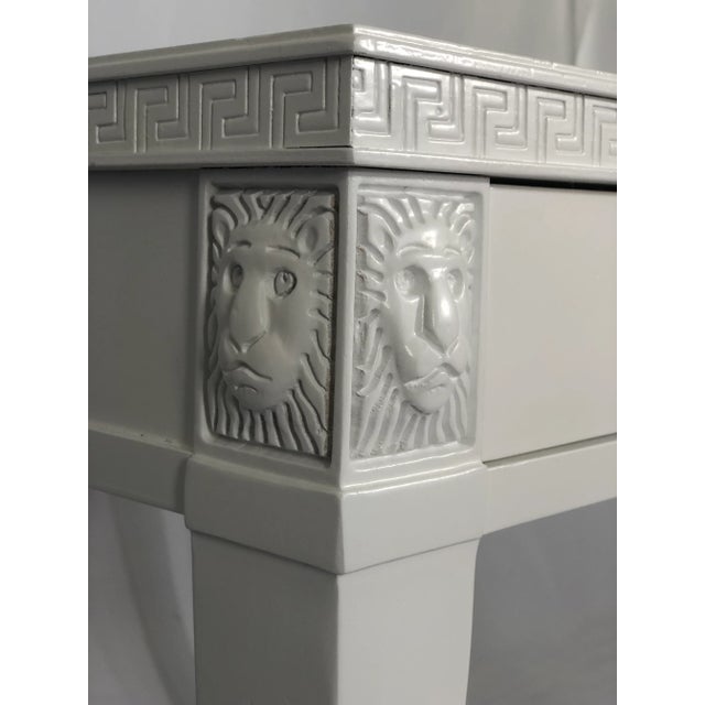 Vintage Postmodern Lacquered Neoclassical Side Tables John Dickinson Style - a Pair For Sale In New York - Image 6 of 11