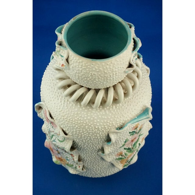 Large Vintage Ceramic Vase with Bas-Reliefs by Serafino Volpi for Sambuco Deruta, 1960s For Sale - Image 9 of 18