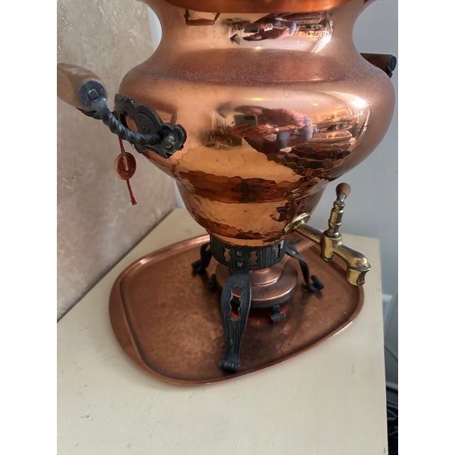 Copper 1980s Stöckli Copper Samovar For Sale - Image 8 of 8