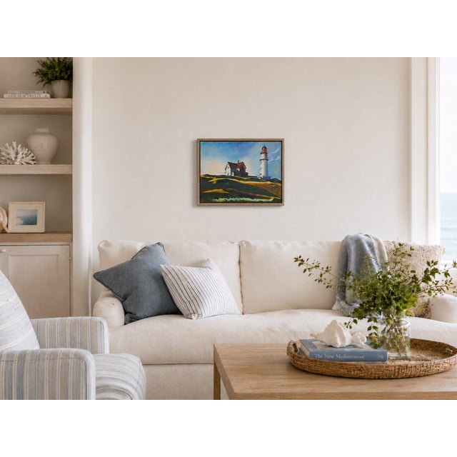 Lighthouse on a Hill - Tomoko Parry, C. 1990s For Sale - Image 9 of 10