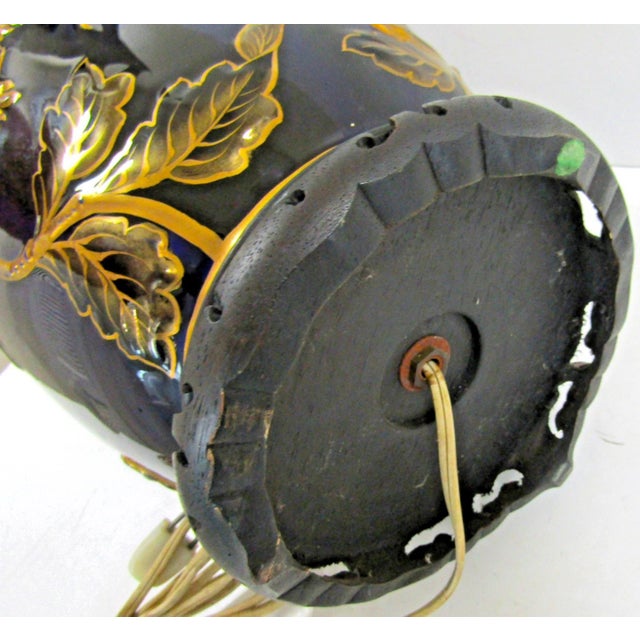 Late 19th Century Keller & Guerin French Porcelain Vase With Lion Rampant Table Lamps - a Pair For Sale - Image 16 of 16