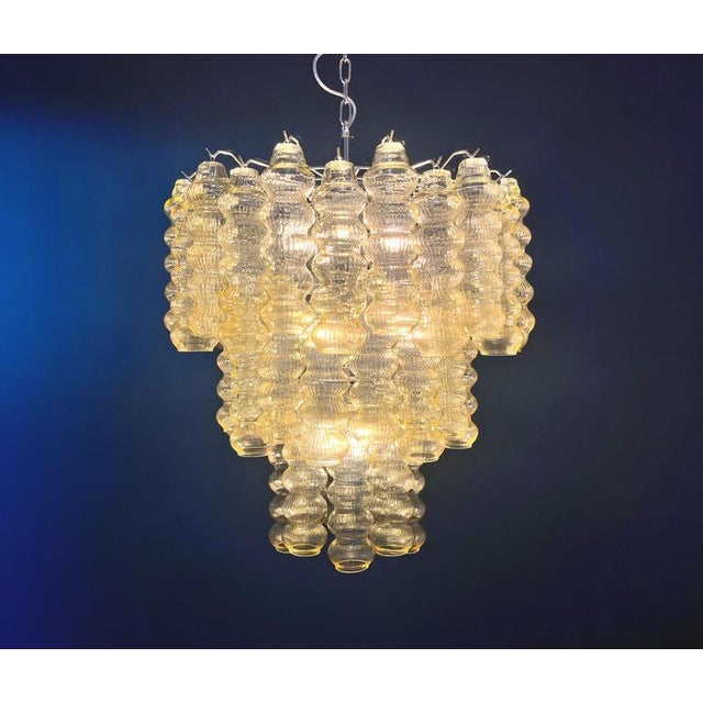 Italian Chandelier in Murano Glass, 1980s For Sale - Image 11 of 15