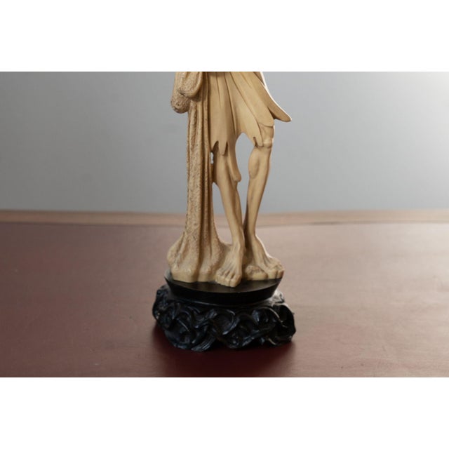 Vintage Hand-Carved Oriental Resin Sculptures, 1970s, Set of 4 For Sale - Image 10 of 12