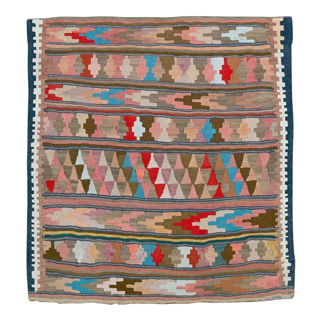 Galerie Shabab Collection Mid-20th Century Persian Flatweave Kilim Rug For Sale