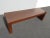 1980s Vintage Mid Century Modern Baker Brown Bench ~ Barbara Barry Collection For Sale - Image 5 of 13