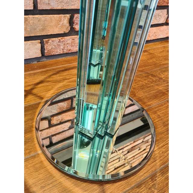 1970s Glass Side Tables by Luigi Massoni for Gallotti & Radice, Italy, 1970s, Set of 2 For Sale - Image 5 of 14