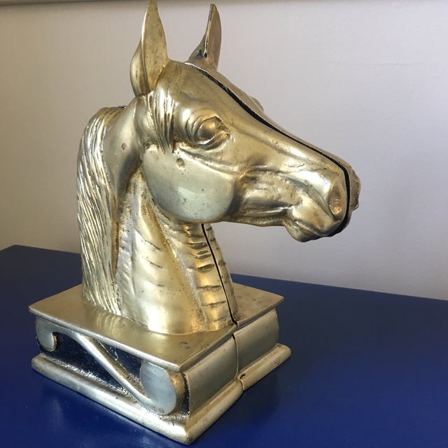 Virginia Metal Crafters Brass Stallion Bookends A Pair Chairish