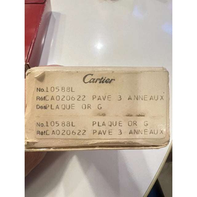 Vintage Lighter in Gold Plating with Trinity Circlet & Travel Case from Cartier, 1983, Set of 2 For Sale - Image 10 of 12