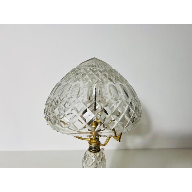 Glass Art Deco Glass Table Lamp, Germany, 1940s For Sale - Image 7 of 10