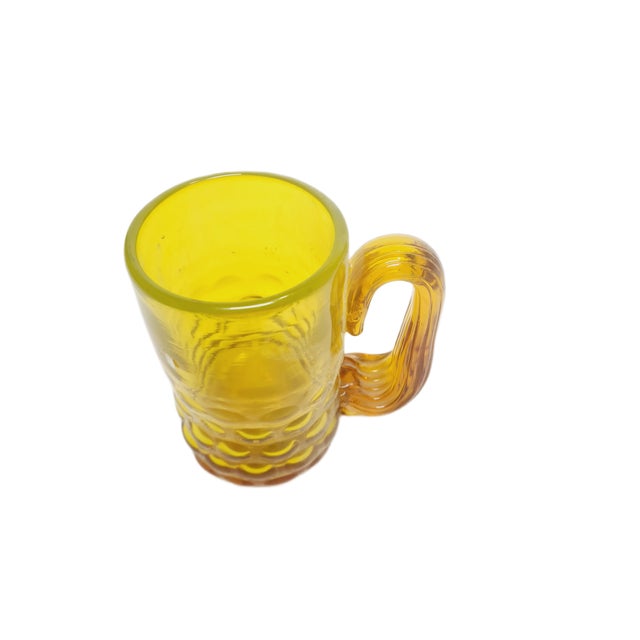 Mid-Century Modern Beer Cup by J. Słuczan-Orkusz for Cracow Institute for Glassworks, Poland, 1970s For Sale - Image 3 of 7