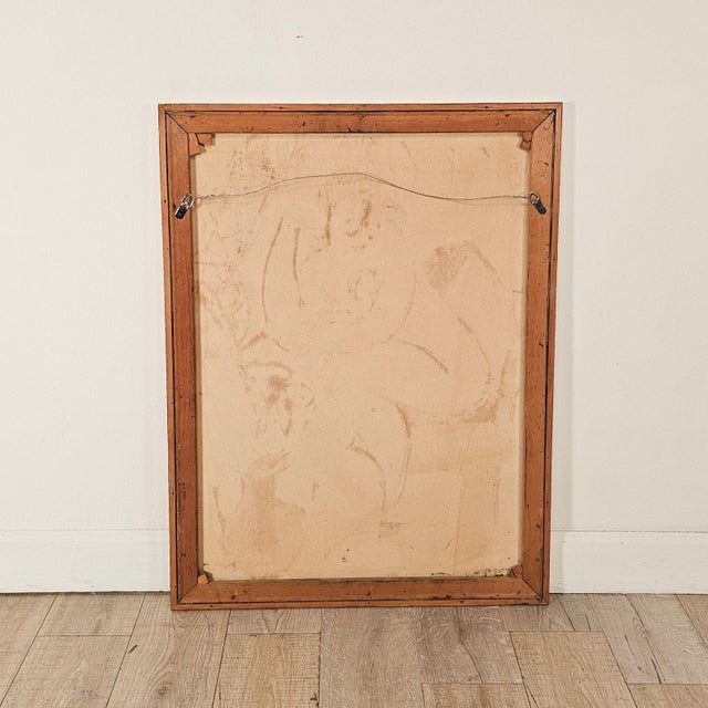 Post-War Painting by Alfred Defossez, Circa 1956 For Sale In San Francisco - Image 6 of 6