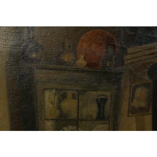 Gottfried Bachem, Collector in His Room, 1896, Oil Painting, Framed For Sale - Image 15 of 18