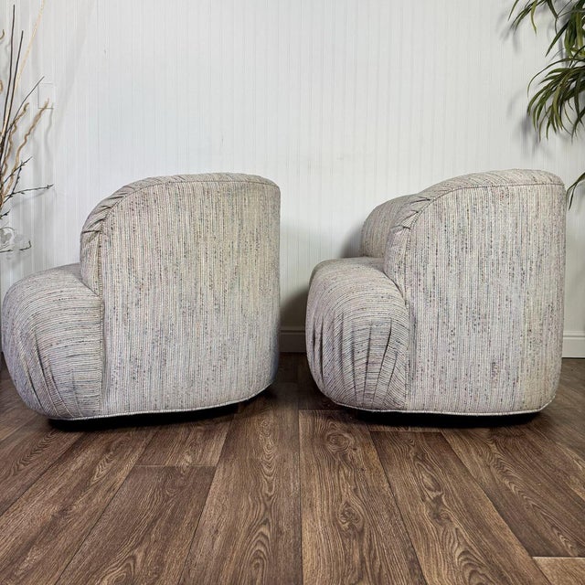 White Rare 1980s Postmodern “Cloud” Lounge Chair Set For Sale - Image 8 of 11