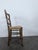Textile Louis XV Style Straw-Seated Chairs, Set of 4 For Sale - Image 7 of 9