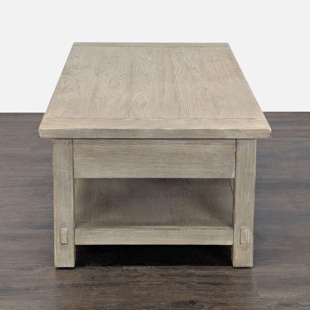 2010s Pottery Barn Benchwright Rectangular Coffee Table For Sale - Image 5 of 8