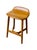 Eames Geiger Attributed Crosshatch Counter Stool by Eoos for MillerKnoll | Solid Walnut Sculptural Wood Bar Stool For Sale - Image 4 of 13