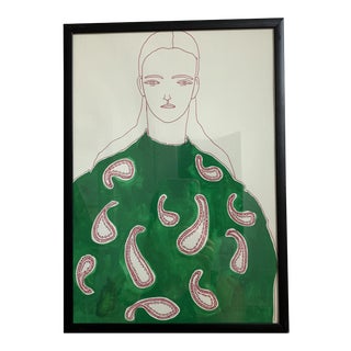 Signed Fashion Art by Frida Wanneberger Illustration For Sale