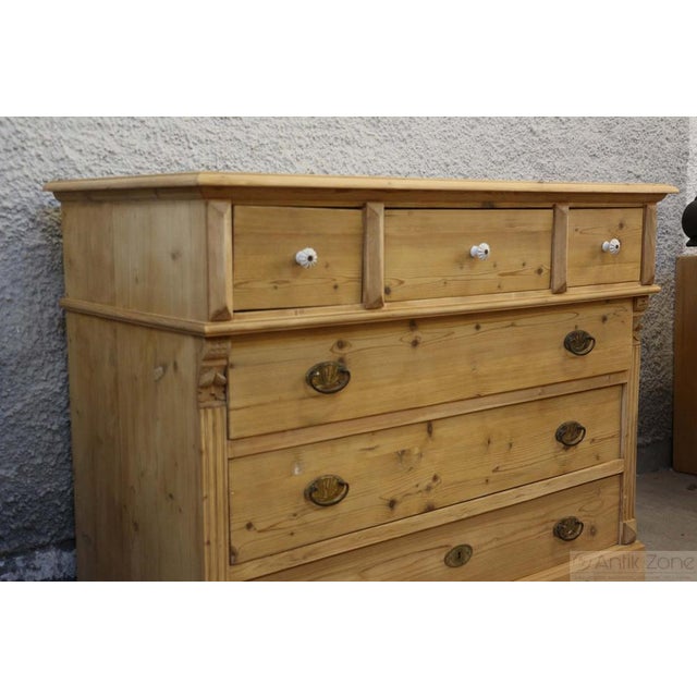 Wilhelminian Wooden Chest of Drawers For Sale - Image 4 of 11